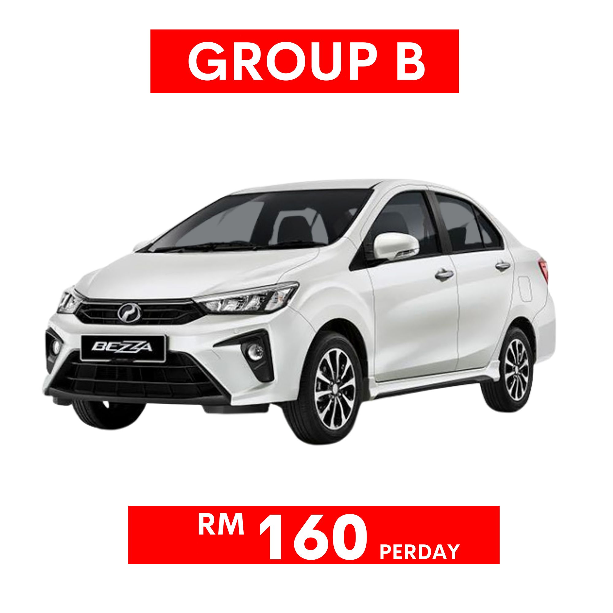 Perodua Bezza 1.3 (A) or Similar
