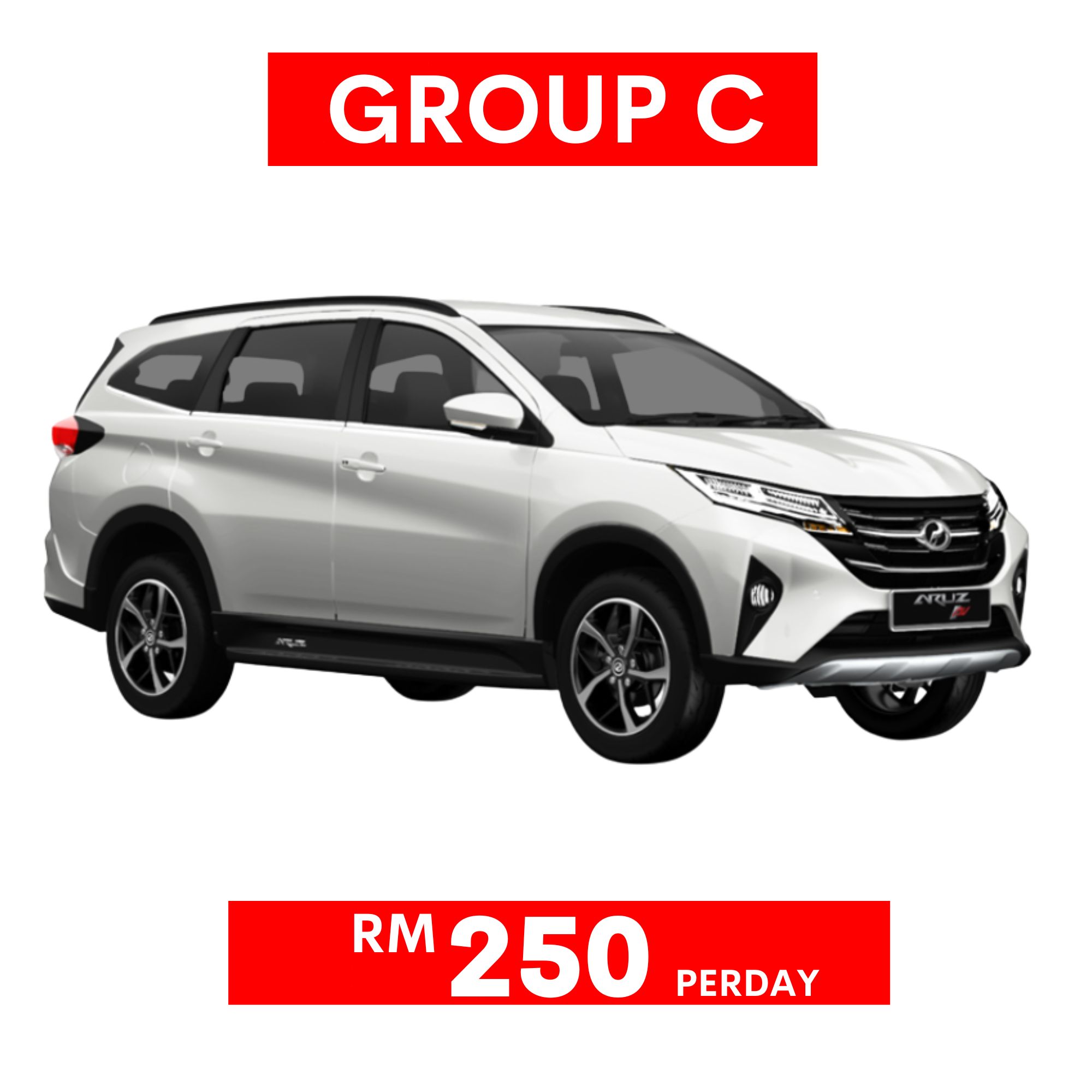 Perodua Aruz 1.5 (A) or Similar