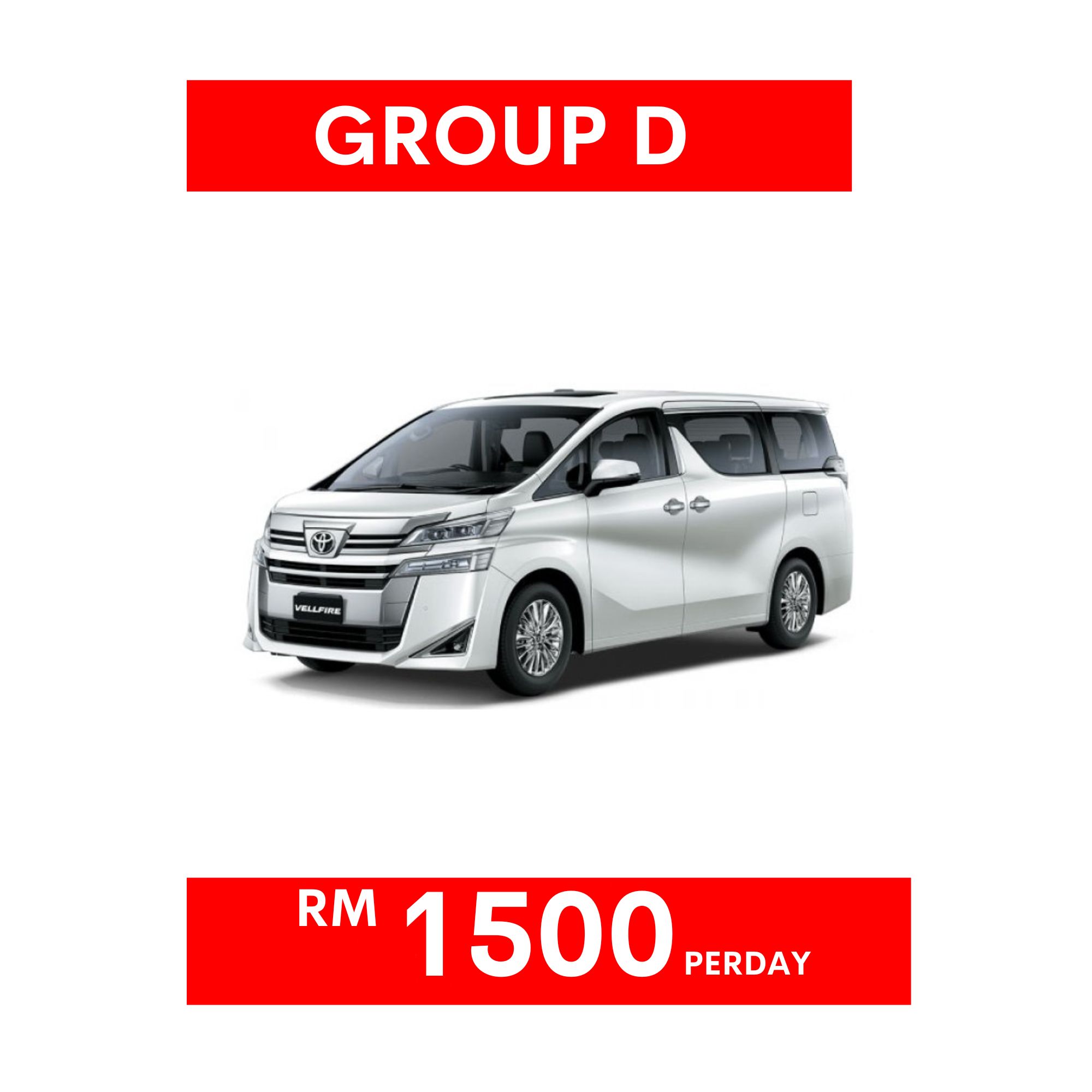 Toyota Vellfire 2.5 (A) or Similar