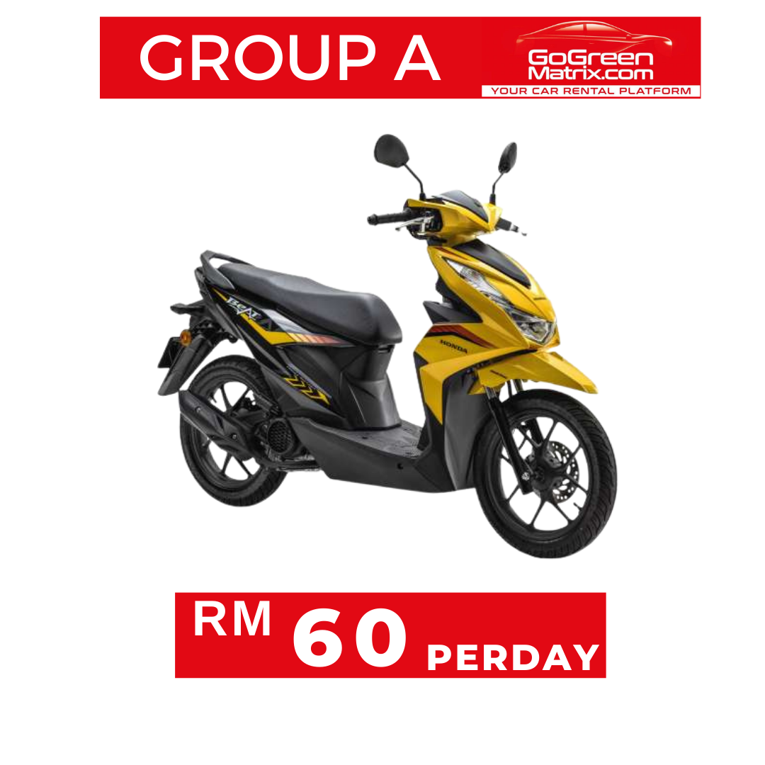 Honda Beat 110cc (A) or Similar