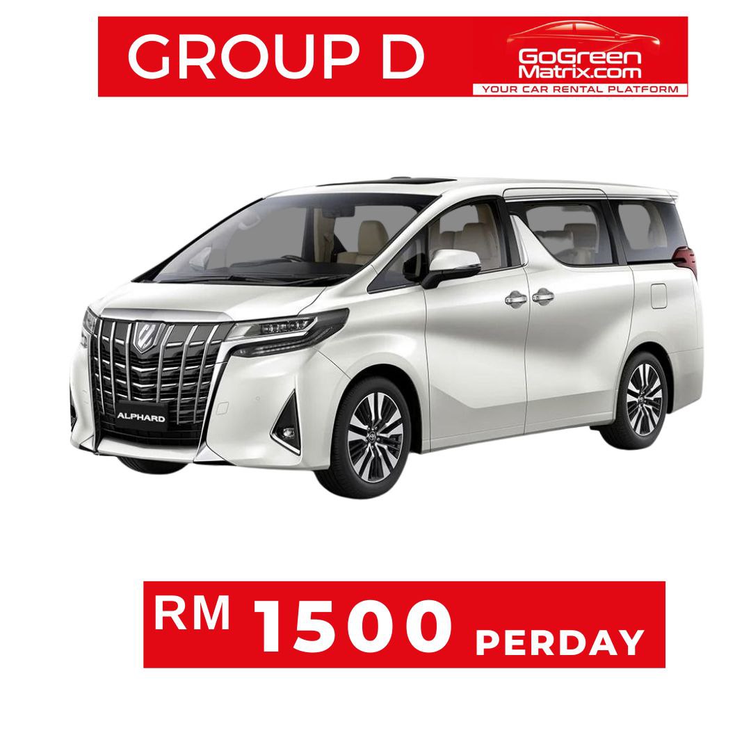 Toyota Vellfire/Alphard AGH30 3.5 (A) or Similar