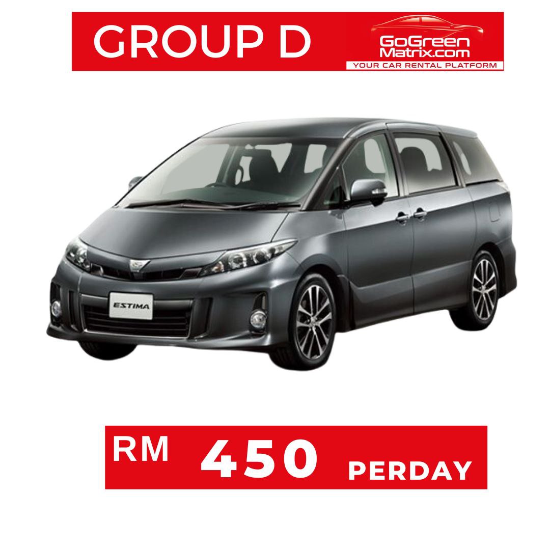 Toyota Estima 2.4 (A) or Similar