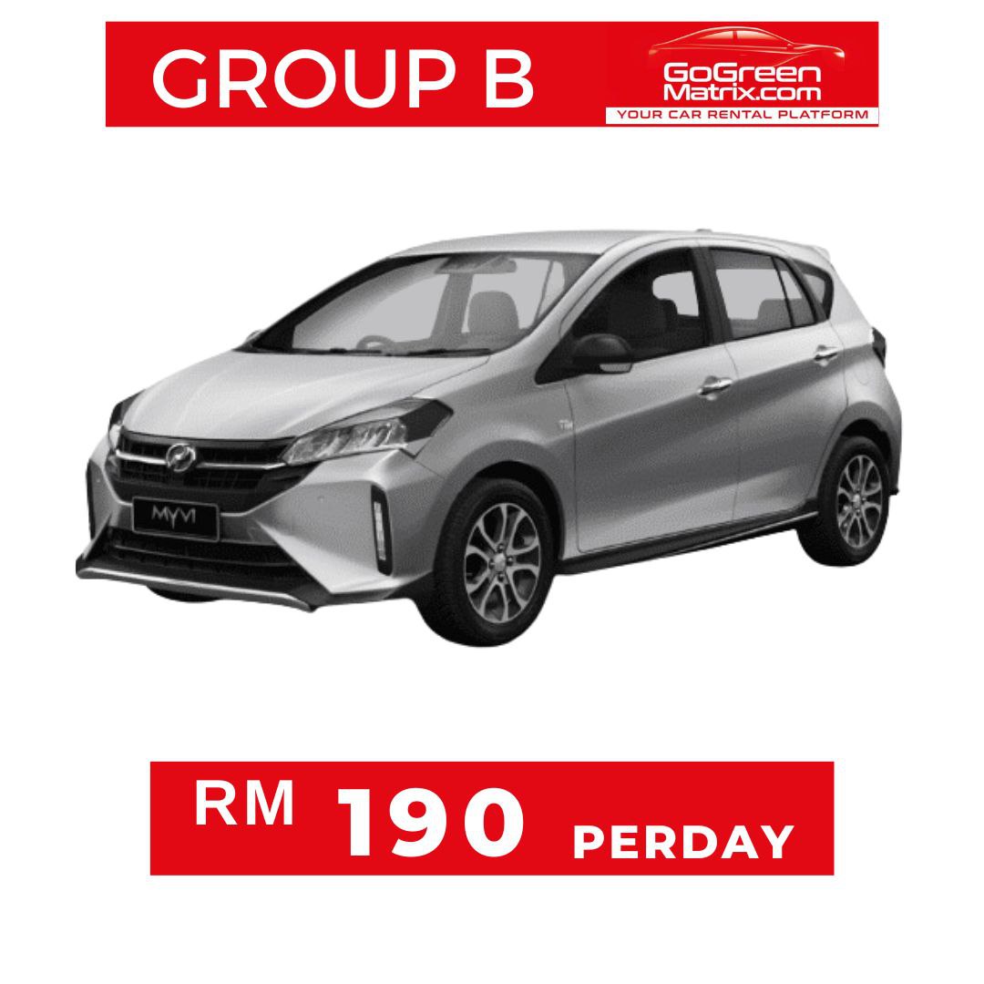 Perodua Myvi 1.5 (A) Advance or Similar