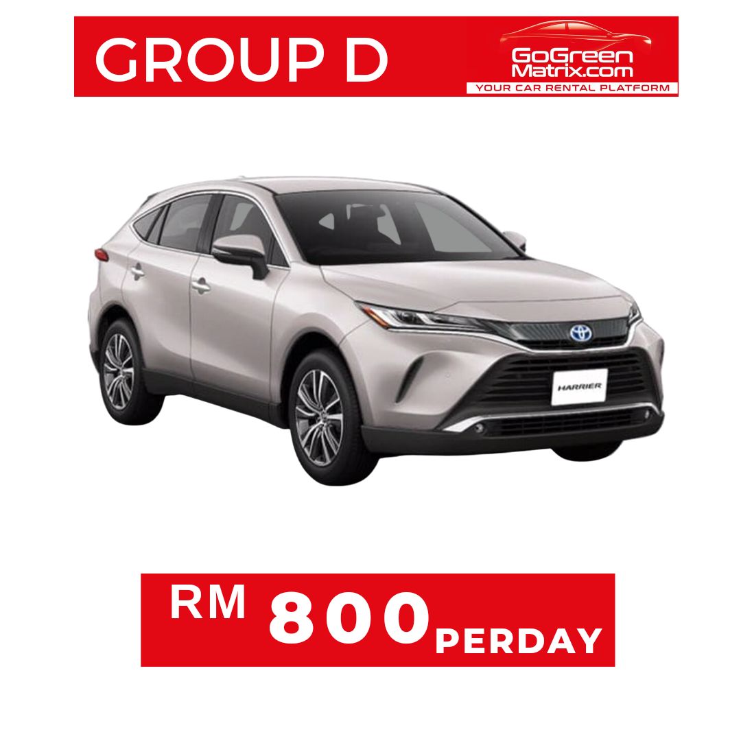 Toyota Harrier 2.4 (A) or Similar