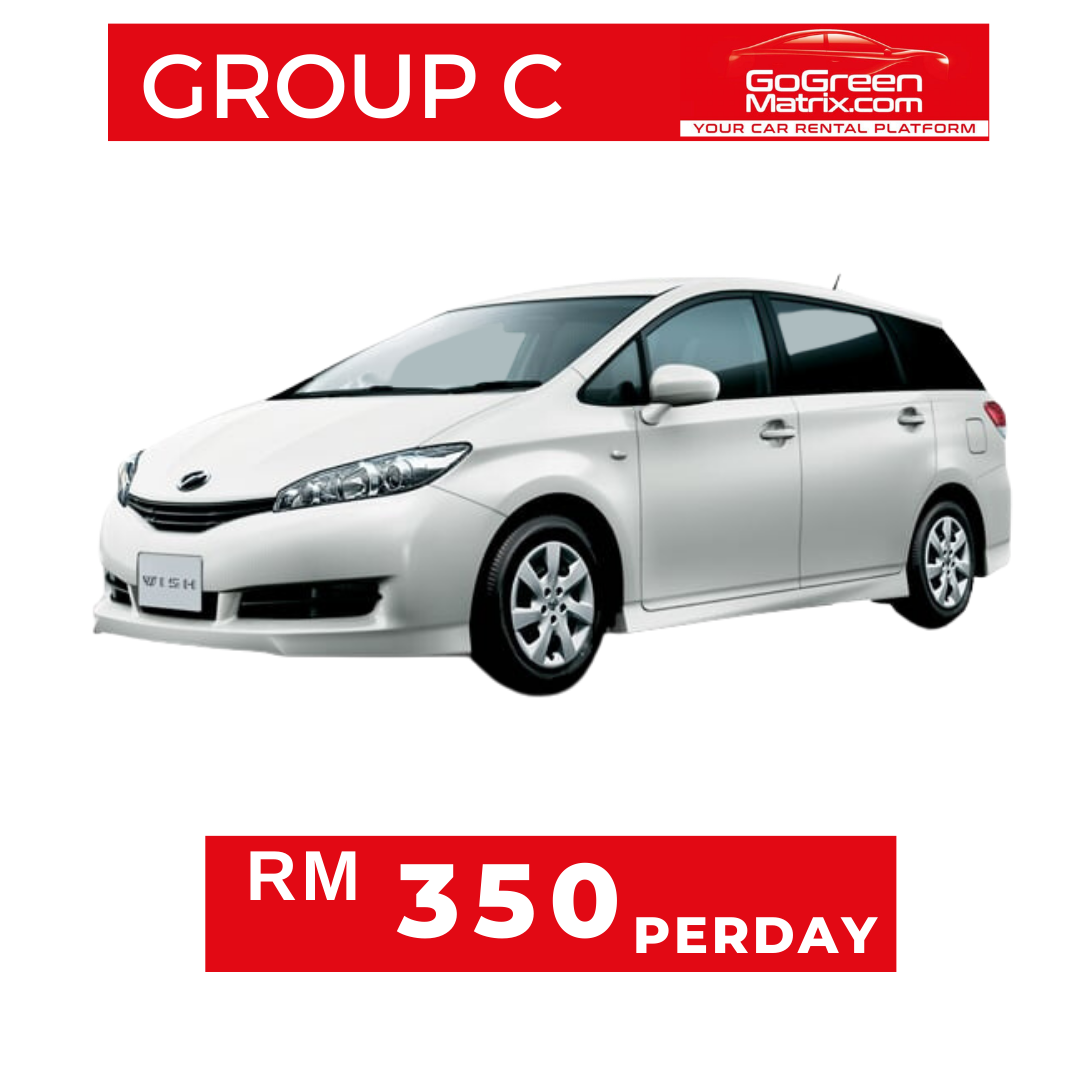 Toyota Wish 1.8 (A) or Similar