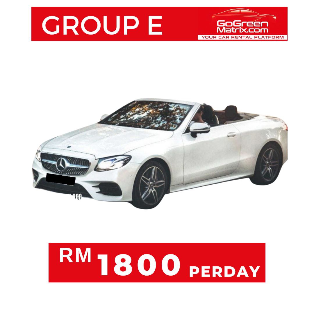 Mercedes E300 Cabriolet (A) or Similar