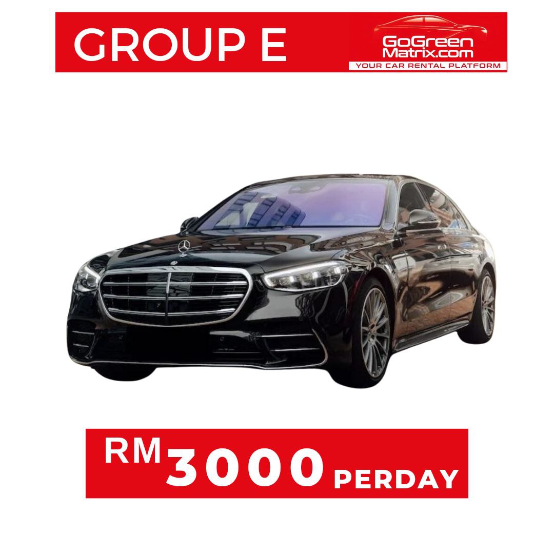 Mercedes S580e AMG (A) or Similar