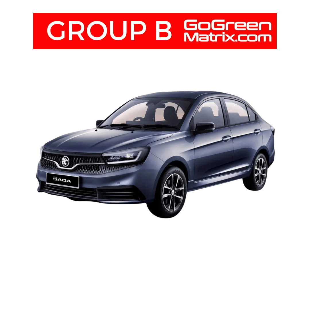 Proton Saga MC3 1.5 (A) or Similar - B