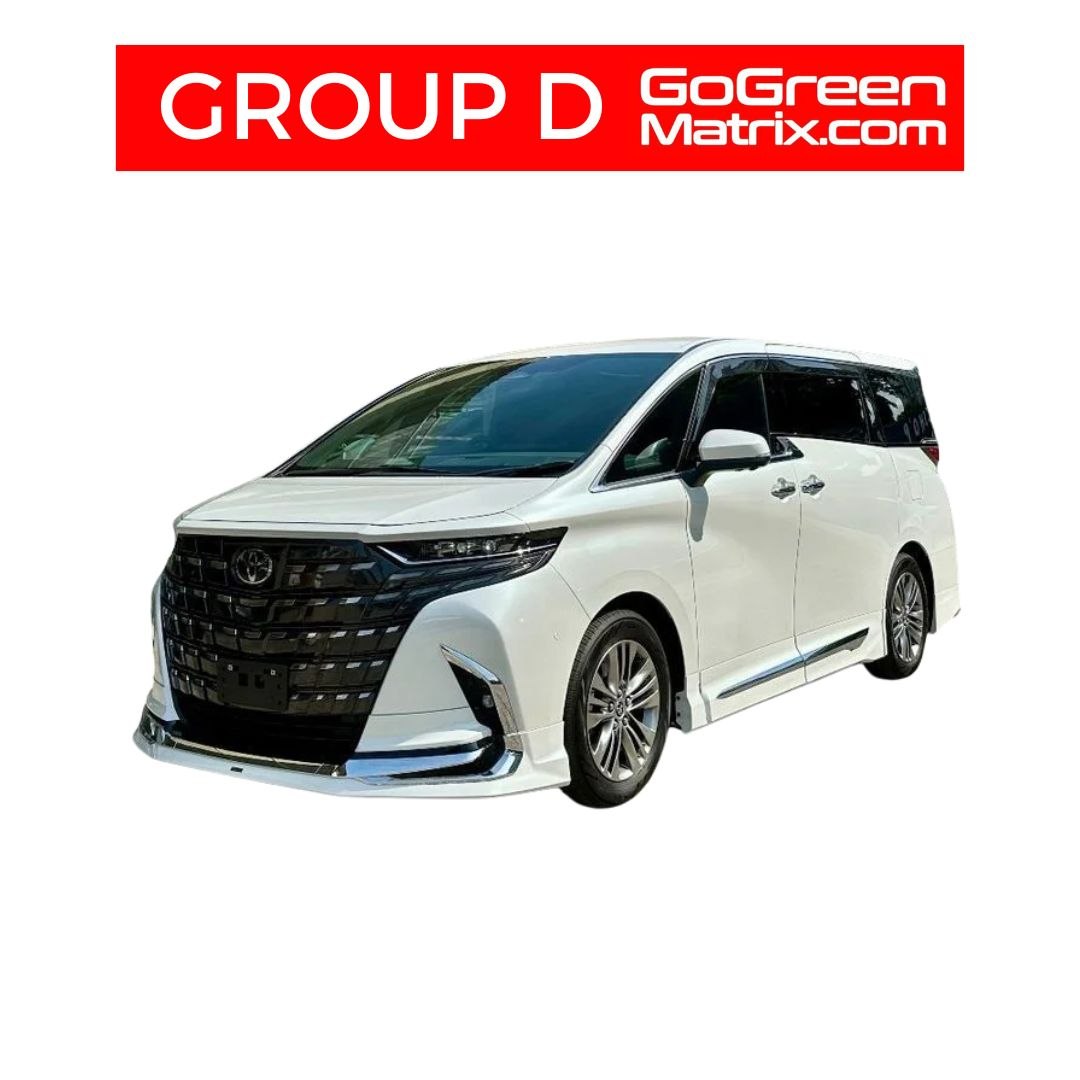 Toyota Vellfire/Alphard AGH40 2.5 (A) or Similar - D